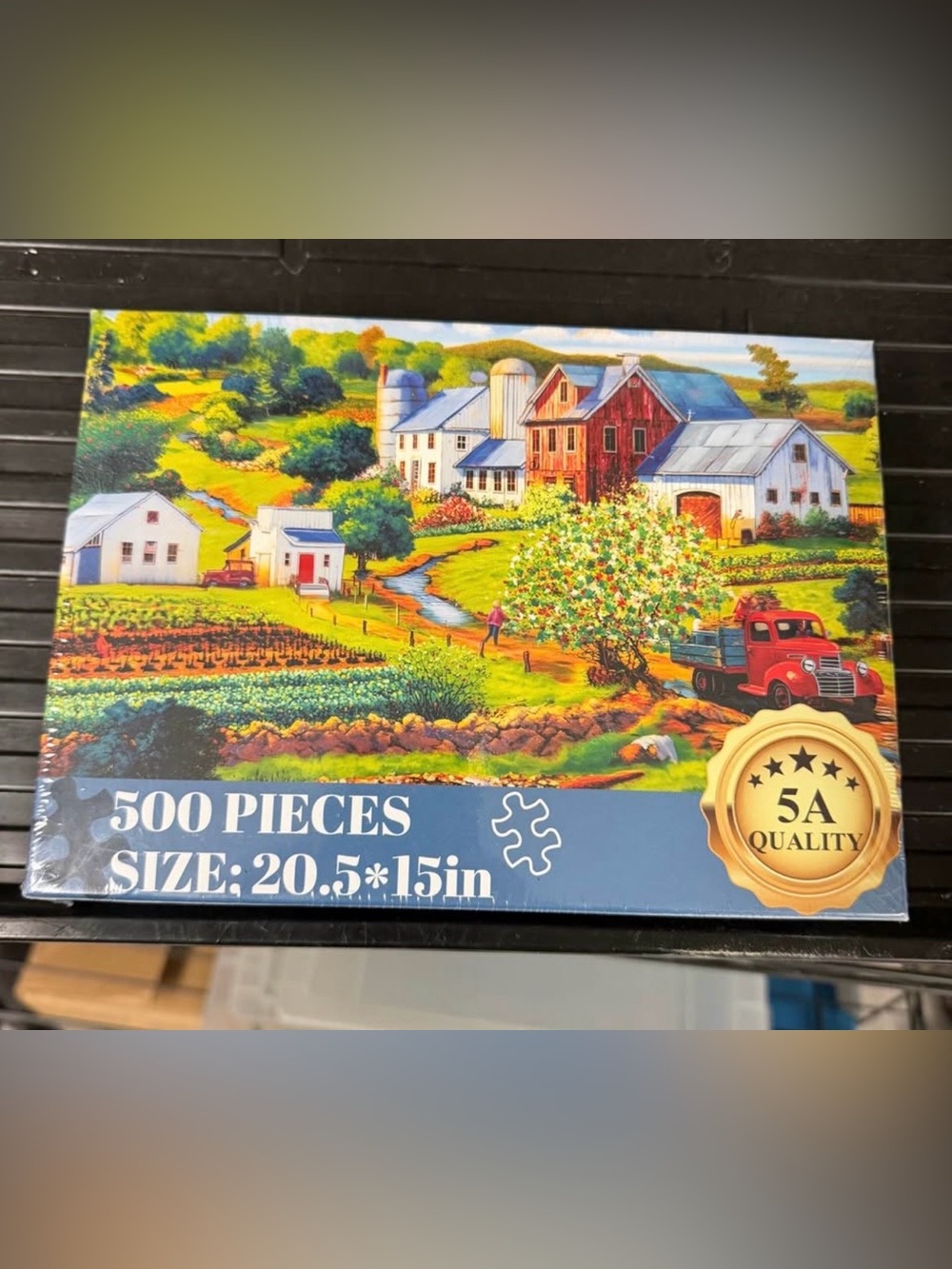 Countryside Farm 500-Piece Jigsaw Puzzle - Multicolor